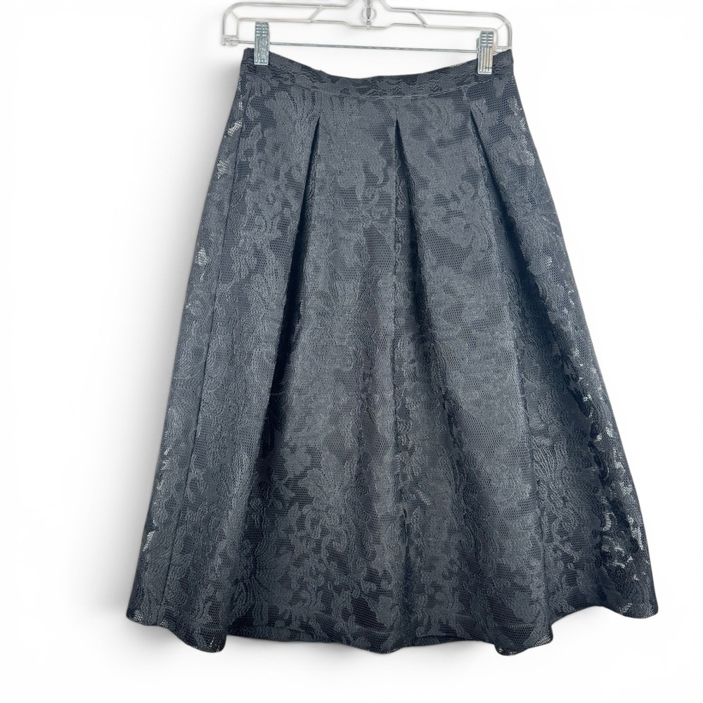 Bebe Black Lace Skirt Womens Size 4 Coquette Balletcore Gothic Glam Whimsigoth